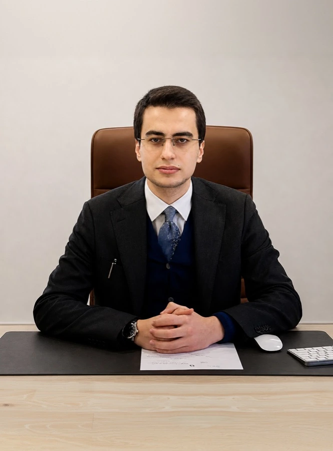 Bayad Shafeay, founder of Shafeay Group, at his desk